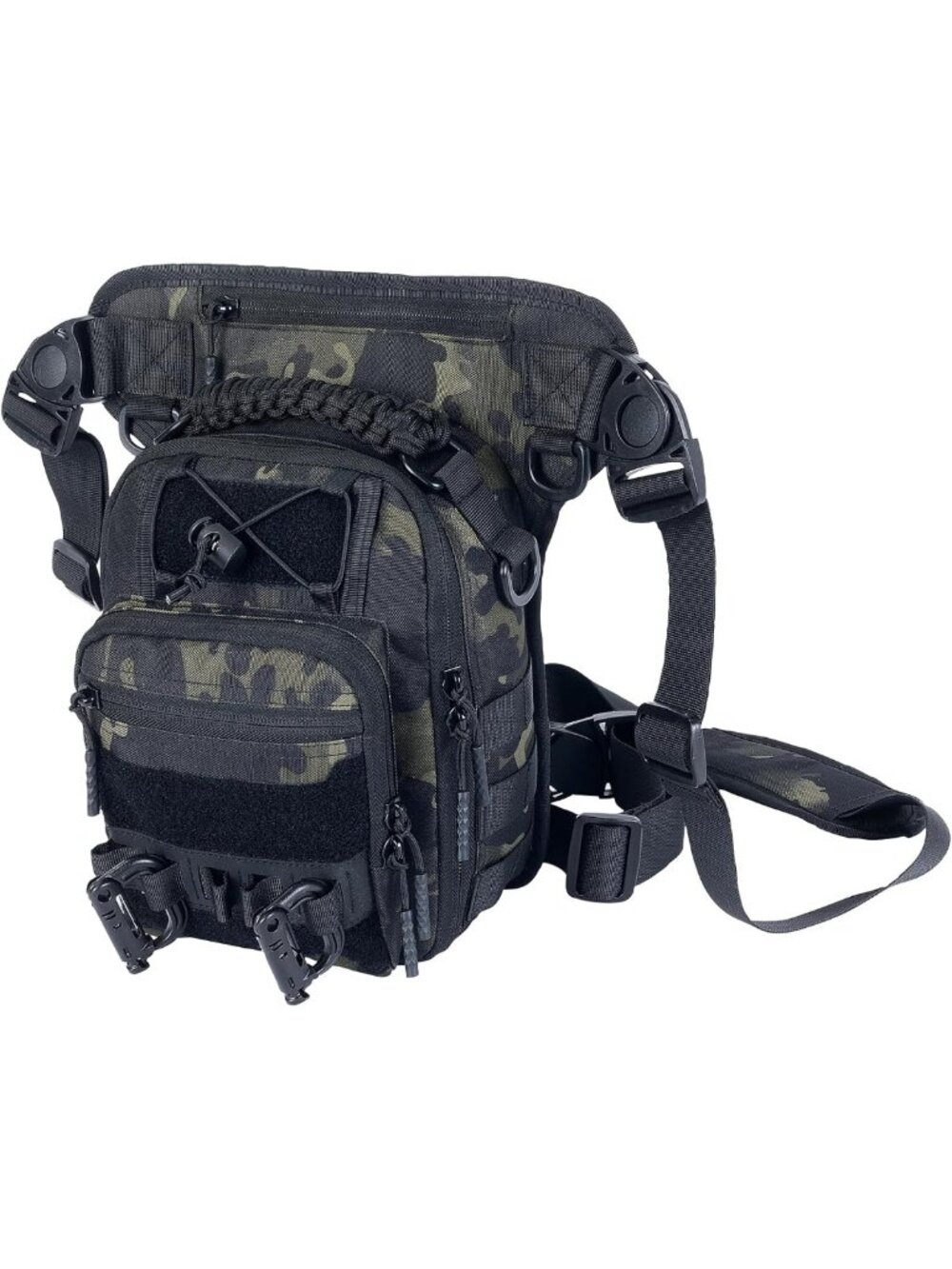 Tactical Drop Leg Bag with Concealed Carry Holster for Outdoor Hiking & EDC Gear